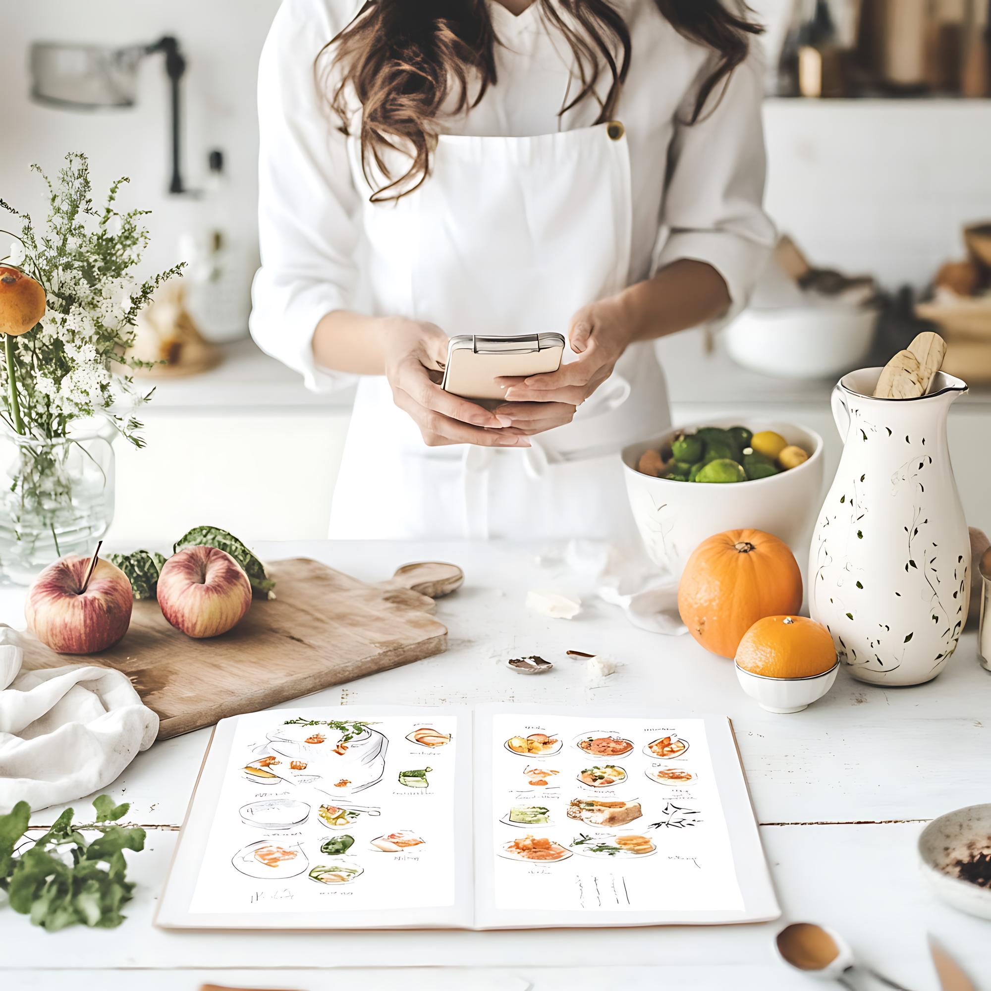 Notatki i planer menu uczestnika